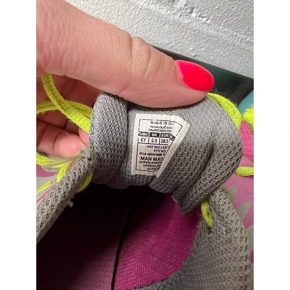 Under Armour Pink and Neon Tennis Shoes